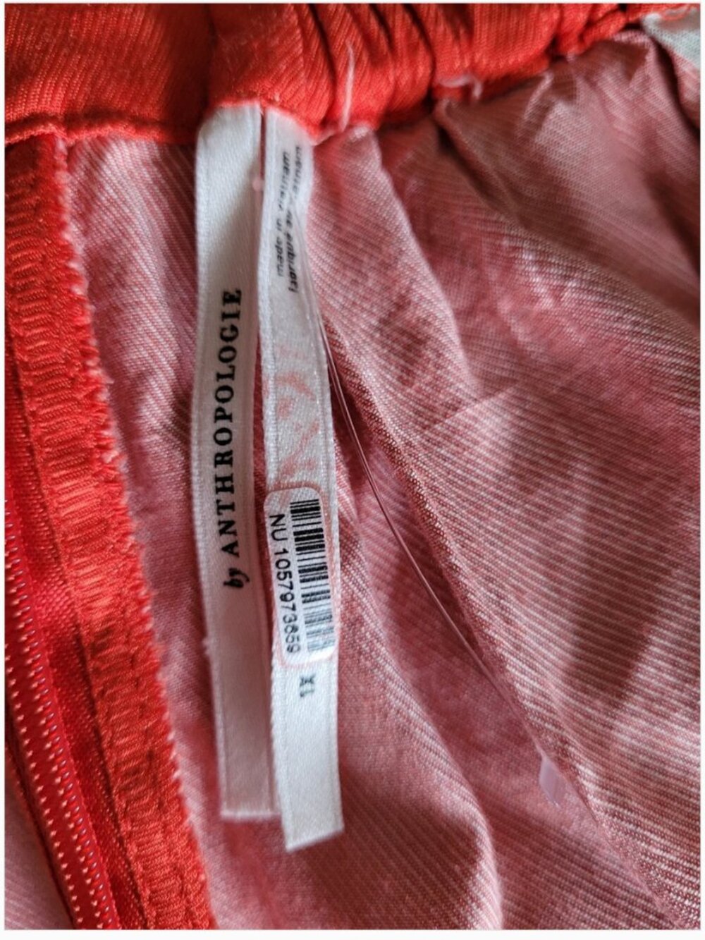 Anthropologie Strapless Pleated Column Colorful Floral Midi Dress size 1X - Picture 4 of 5